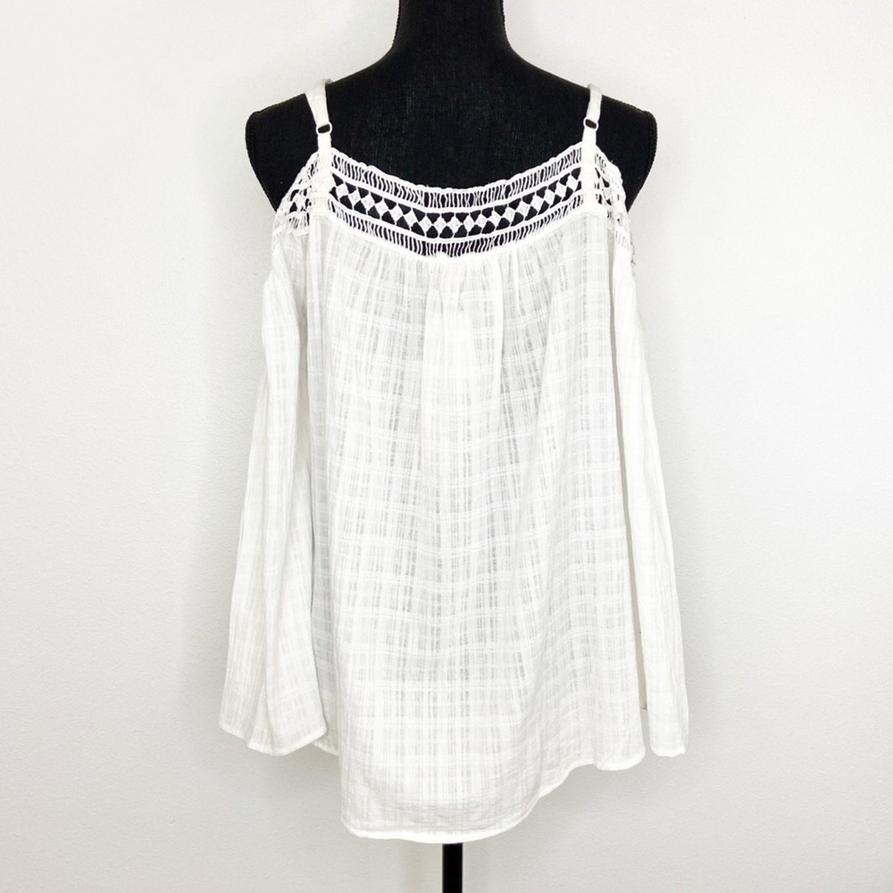 Blouse Top Gauzy Boho - Picture 4 of 10